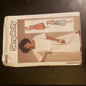 #Simplicity #1985 #Dress #Sewing #Pattern